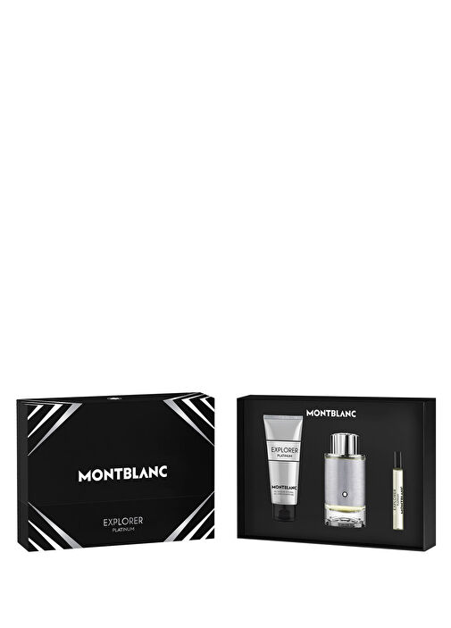 Montblanc - Explorer Platinum XMAS25 EDP 100 ml Erkek Parfüm Seti