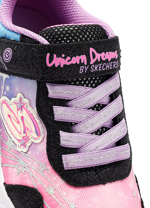 Unicorn Dreams Siyah Kız Çocuk Sneaker - Görsel 10