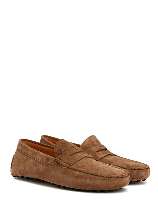 Kahverengi Erkek Süet Driver - Görsel 3