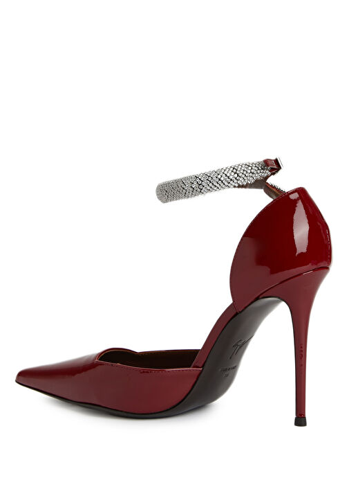 Bordo Rugan Stiletto - Görsel 4