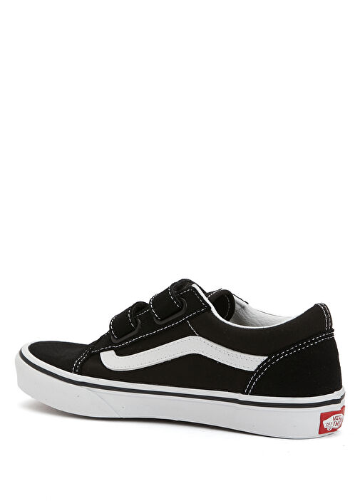 JN Old Skool V Siyah Çocuk Deri Sneaker - Görsel 4