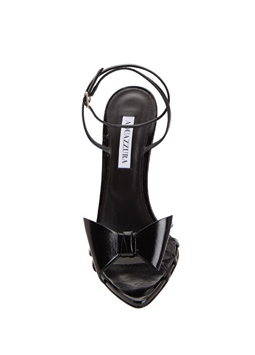 Tie Siyah Kadın Deri Sandalet - Görsel 5