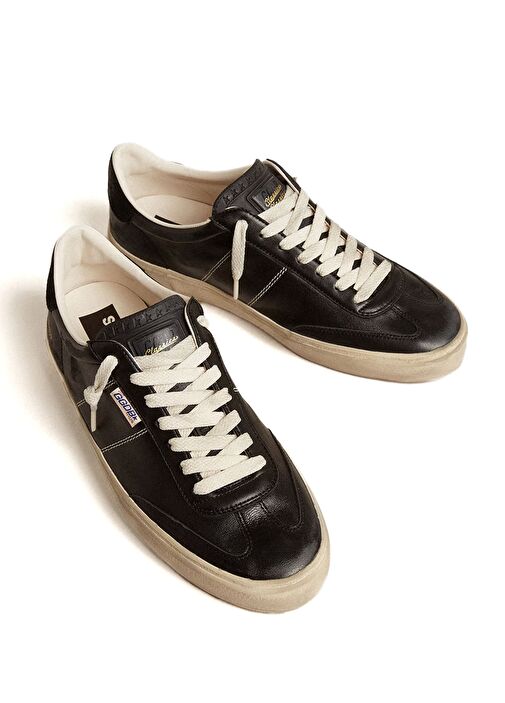 Soul Star Siyah Erkek Deri Sneaker - Görsel 3