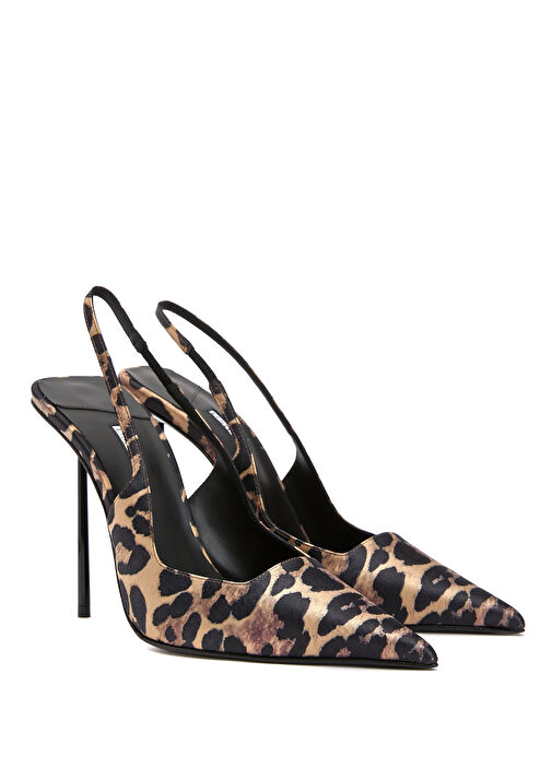 Leopar Desenli Stiletto - Görsel 3