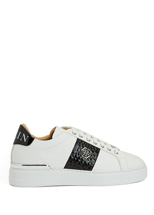 Beyaz Erkek Deri Sneaker - Görsel 2