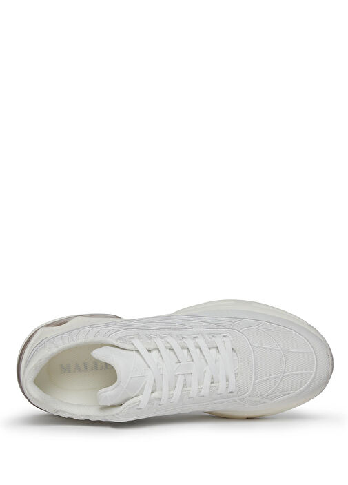 Neptune Beyaz Dikiş Detaylı Erkek Sneaker - Görsel 5