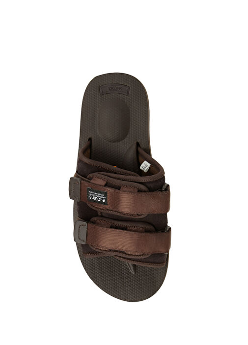 Moto Kahverengi Kadın Deri Terlik - Görsel 5