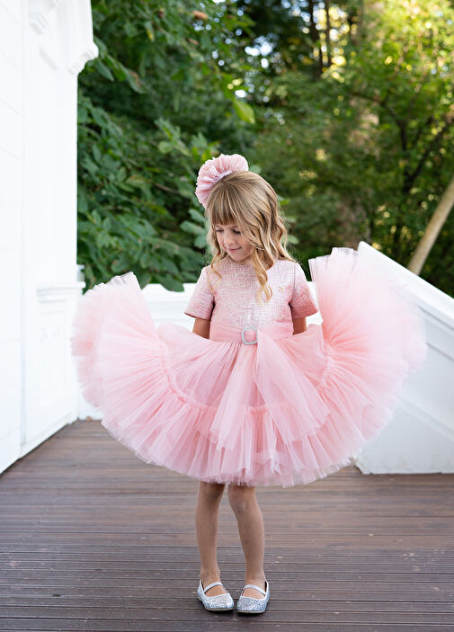Pink Tutu Skirt Girls' Dress