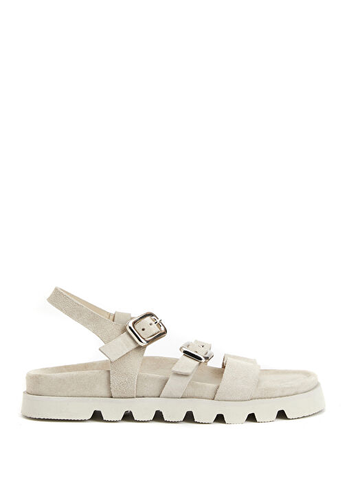 Taş Kadın Süet Sandalet - Görsel 2