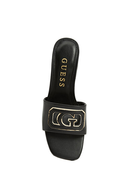 Gals Siyah Kadın Deri Sandalet - Görsel 5