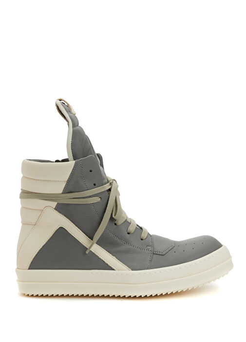 Gri Erkek Deri Sneaker - Görsel 2