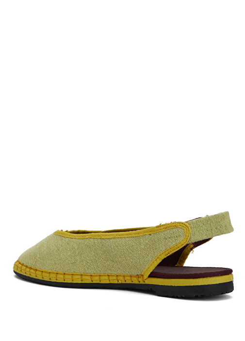 Flabelus Flabelus Narnia Açık Sarı Keten Babet | Beymen Açık Sarı - 4. görsel