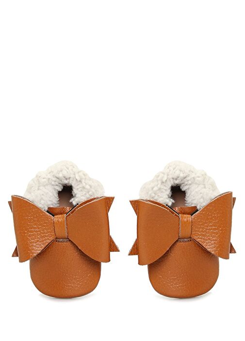 Elain Taba El Yapımı Unisex Bebek Deri Ayakkabı - Görsel 6