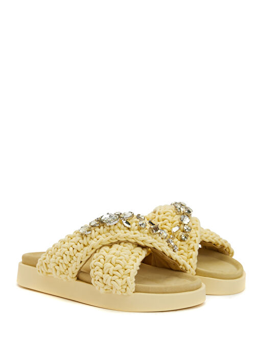 Sarı Kadın Terlik - Görsel 3