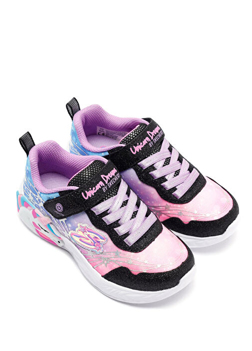 Unicorn Dreams Siyah Kız Çocuk Sneaker - Görsel 8