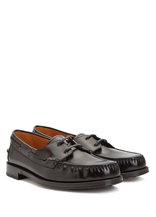 Tod's Siyah Tod's Deri Erkek Loafer