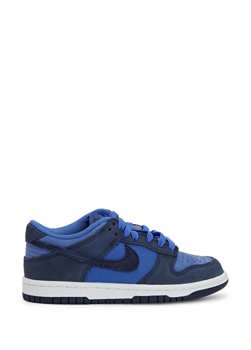 Dunk Low SE Mavi Çocuk Deri Sneaker - Görsel 2