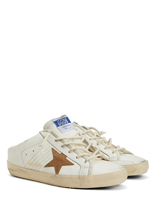 Super-Star Sabots Beyaz Kadın Deri Sneaker - Görsel 3