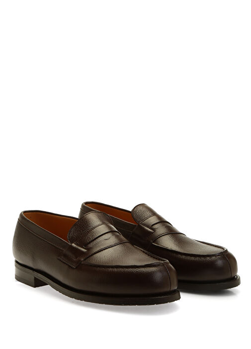Kahverengi Erkek Deri Loafer - Görsel 4