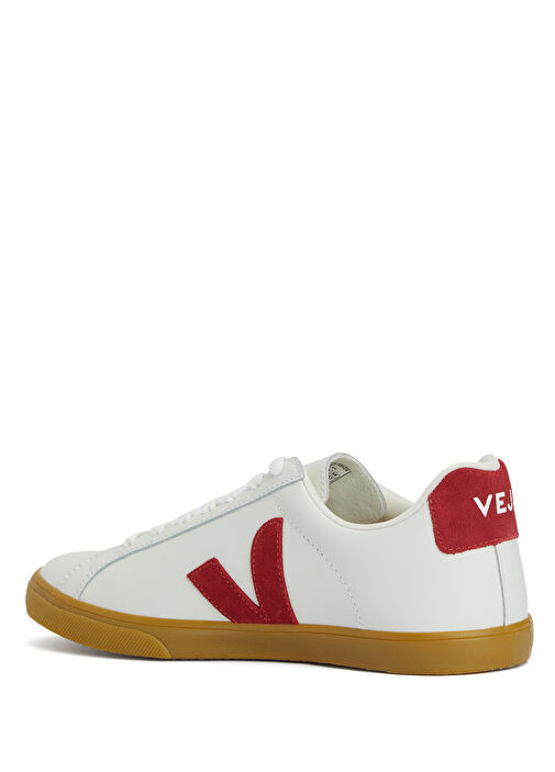 Esplar Beyaz Kadın Deri Sneaker - Görsel 4