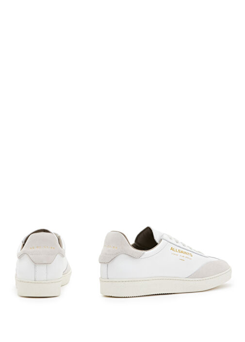 Beyaz Kadın Deri Sneaker - Görsel 4