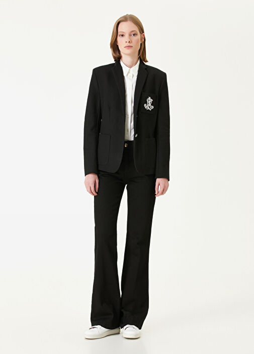 Lauren Ralph Lauren Siyah Kadın Siyah Logolu Blazer 1525258 | Beymen