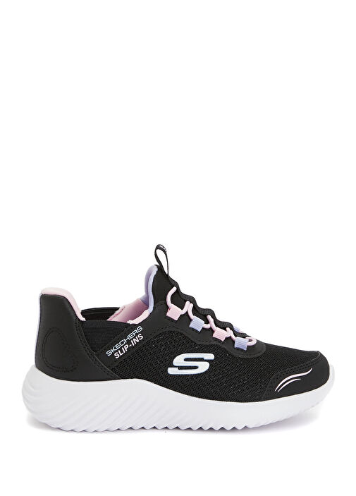 Skechers Skechers Siyah Slip-ins: Bounder - Simple Cute Kız Çocuk Sneaker Beymen'de! Siyah - 7. görsel