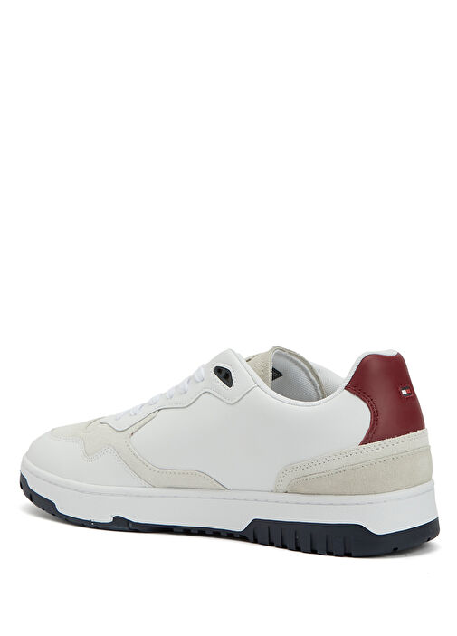 Beyaz Erkek Deri Sneaker - Görsel 4