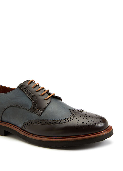 George Hogg George Hogg Kahve Lacivert Lacivert Kahverengi Erkek Deri Ayakkabı Casual Ayakkabı | Beymen Kahve Lacivert - 7. görsel