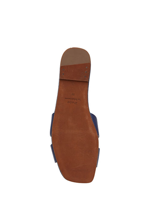 Polo Ralph Lauren Polo Ralph Lauren Lacivert Kadın Deri Terlik Sandalet & Terlik | Beymen Lacivert - 6. görsel