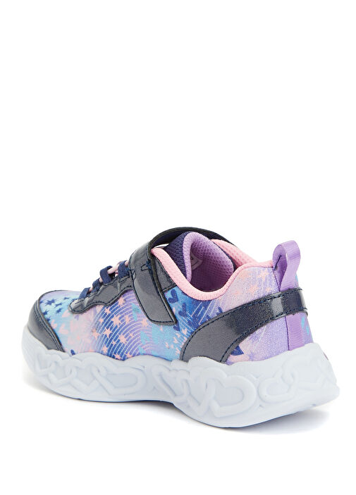 Infinite Heart Lights Çok Renkli Kız Çocuk Sneaker - Görsel 4