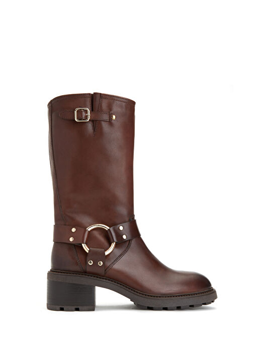 Divarese Divarese Kahverengi Kadın Deri Bot Beymen'de! Kahverengi - 2. görsel