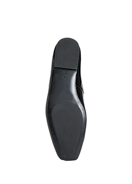 Siyah Kadın Deri Babet - Görsel 6