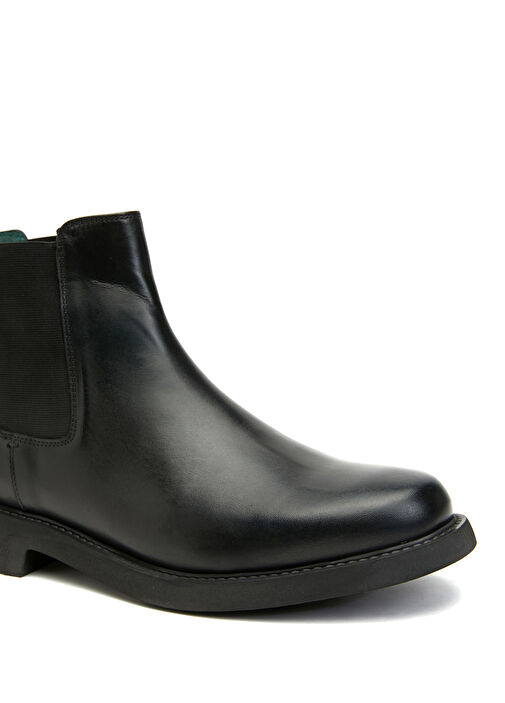 Siyah Erkek Deri Bot - Görsel 7