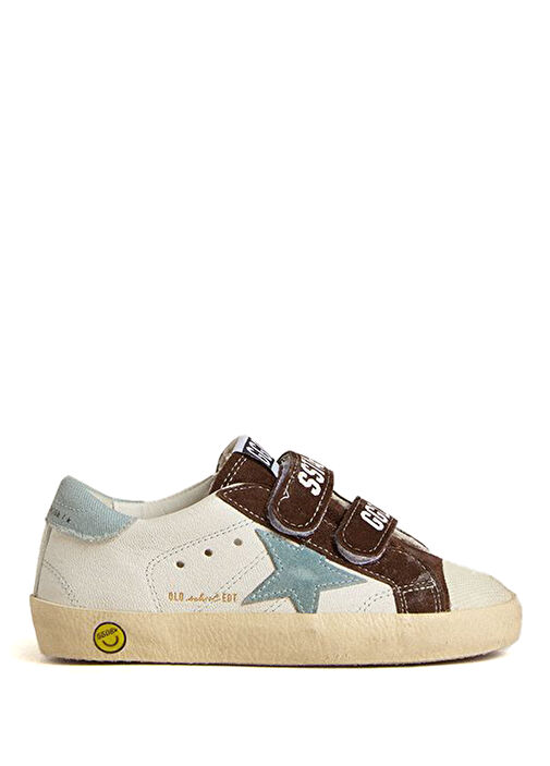 Old School Çocuk Deri Sneaker - Görsel 2