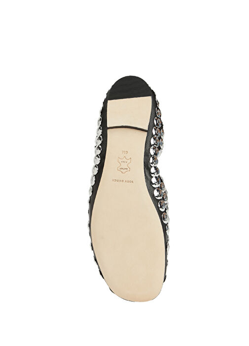 Siyah Troklu Deri Babet - Görsel 6