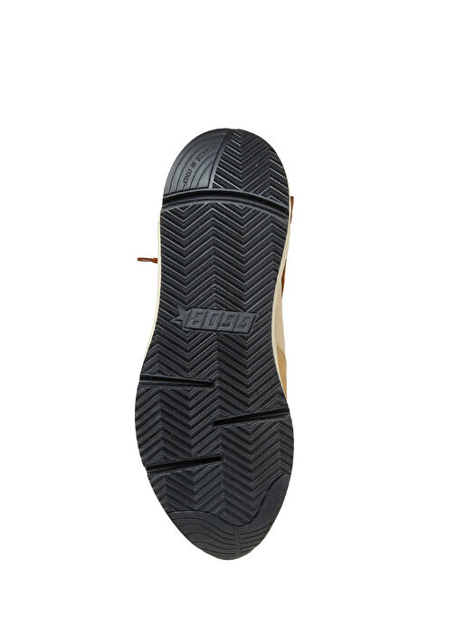Running Sole Bej Erkek Deri Sneaker - Görsel 6
