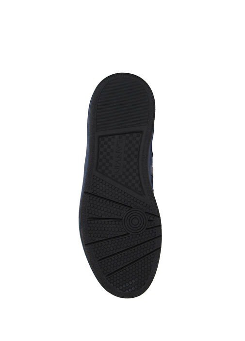 Clay Mavi Erkek Deri Sneaker - Görsel 6