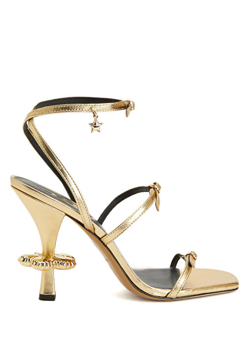 The Daisy Gold Deri Sandalet - Görsel 2