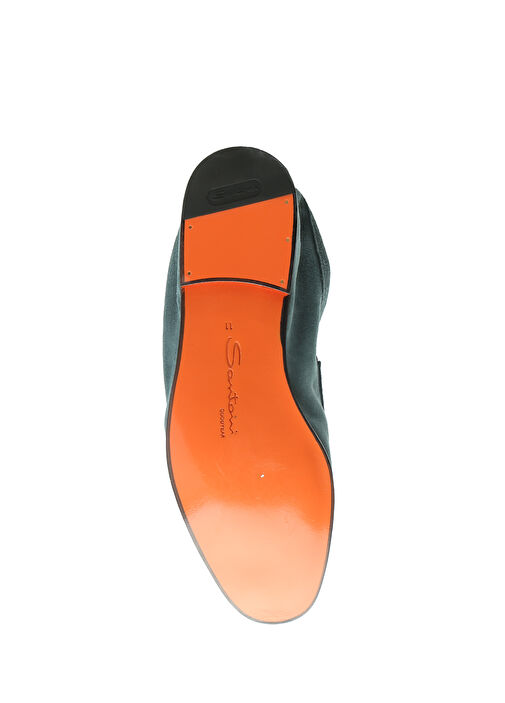 Su Yeşili Erkek Süet Loafer - Görsel 6
