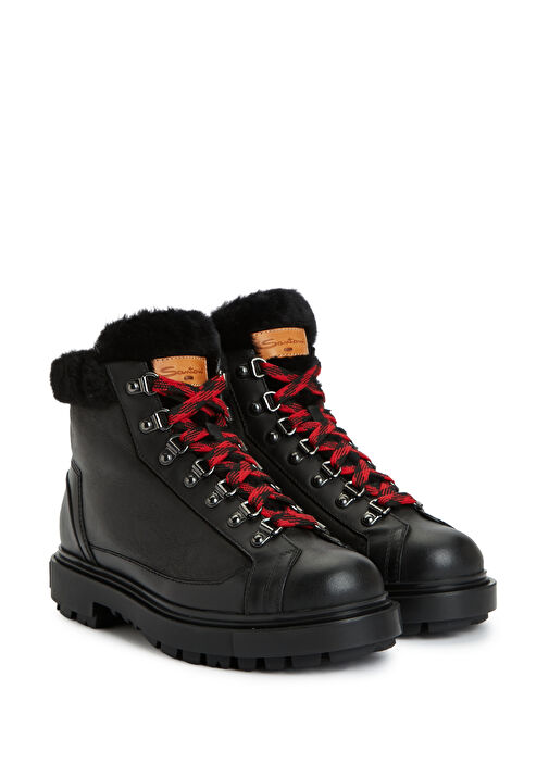St Moritz Siyah Erkek Deri Bot - Görsel 3