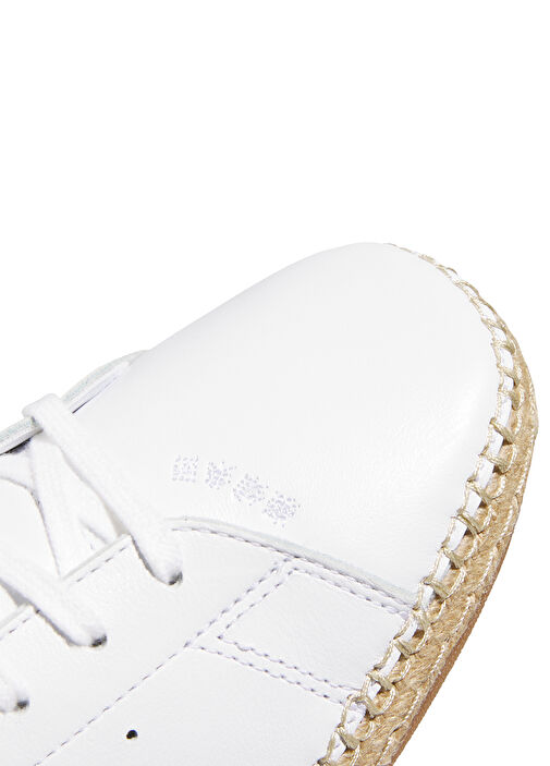 Clot Stan Smith Beyaz Yeşil Kadın Deri Sneaker - Görsel 6