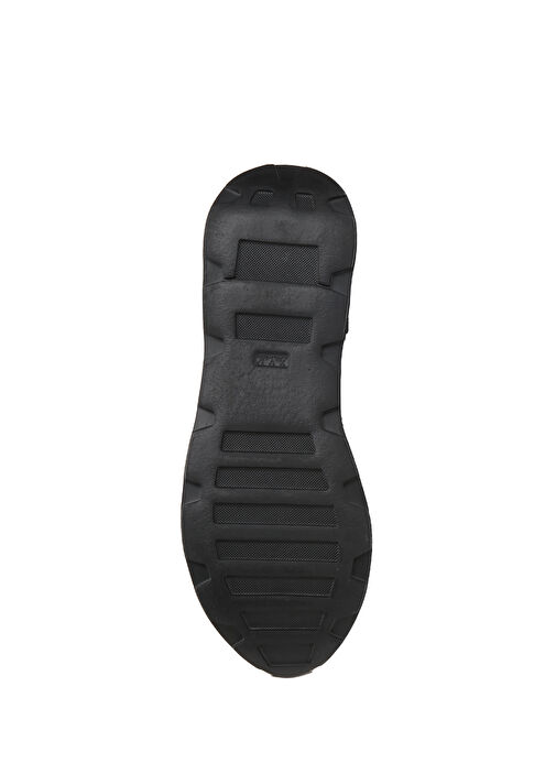 Siyah Erkek Deri Sneaker - Görsel 6