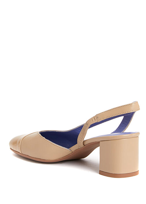 Vizon Kadın Deri Topuklu Ayakkabı - Görsel 4