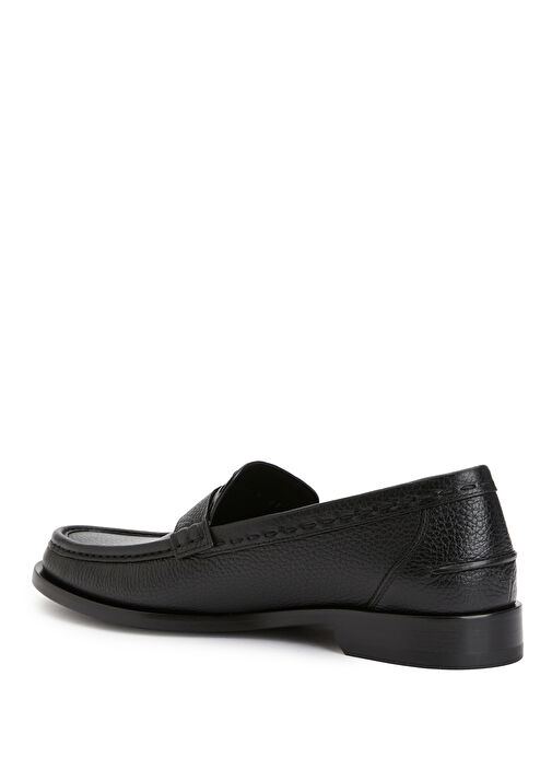 Siyah Erkek Deri Loafer - Görsel 4