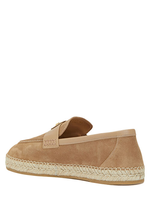 Valentino Garavani Bej Valentino Garavani Süet Erkek Espadril