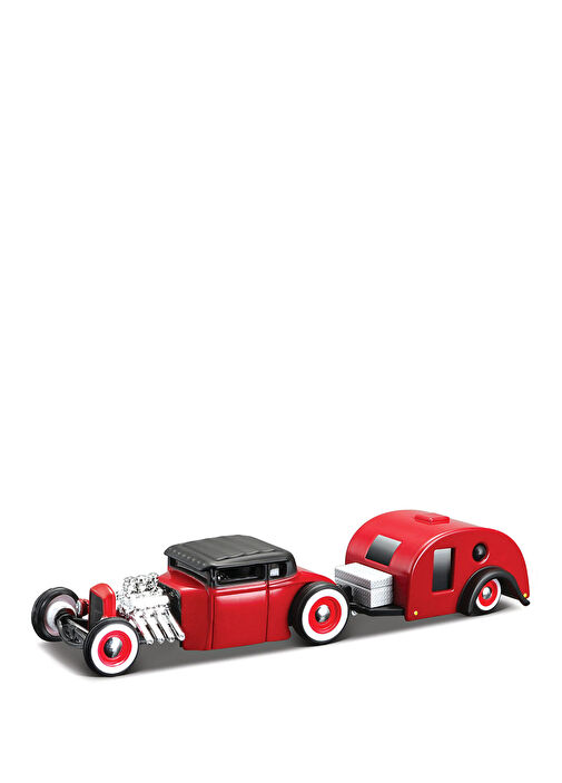 Maisto - 1929 Ford Model A Traveler Trailer 1:64 Oyuncak Araba