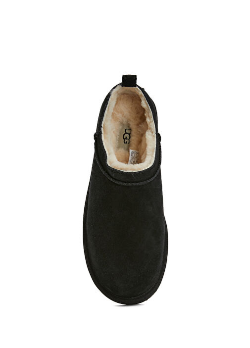 Classic Micro Siyah Kadın Süet Bot - Görsel 5