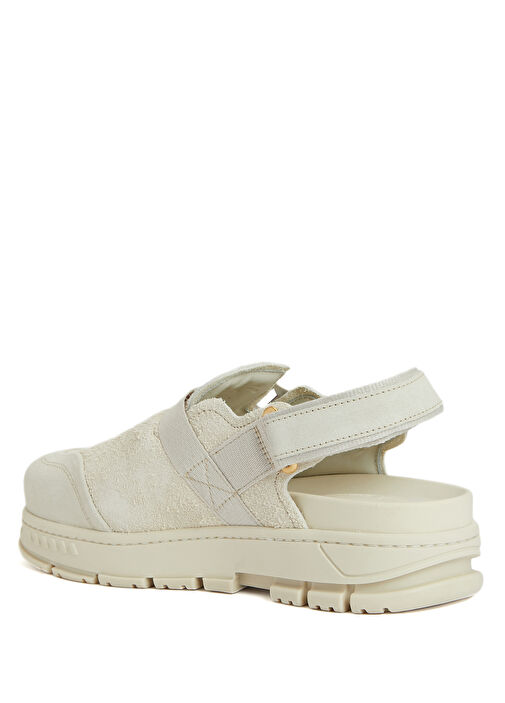 Krem Kadın Deri Sandalet - Görsel 4