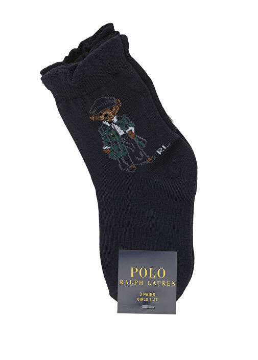 Polo Ralph Lauren - Polo Bear Lacivert Kız Çocuk Çorap - Çok Renkli